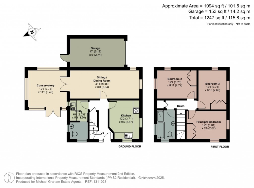 Floorplans For Gibbards Close, Sharnbrook, MK44