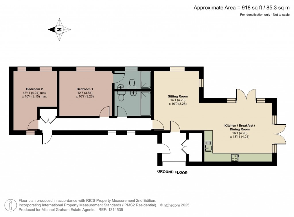 Floorplans For Church Lane, Riseley, MK44