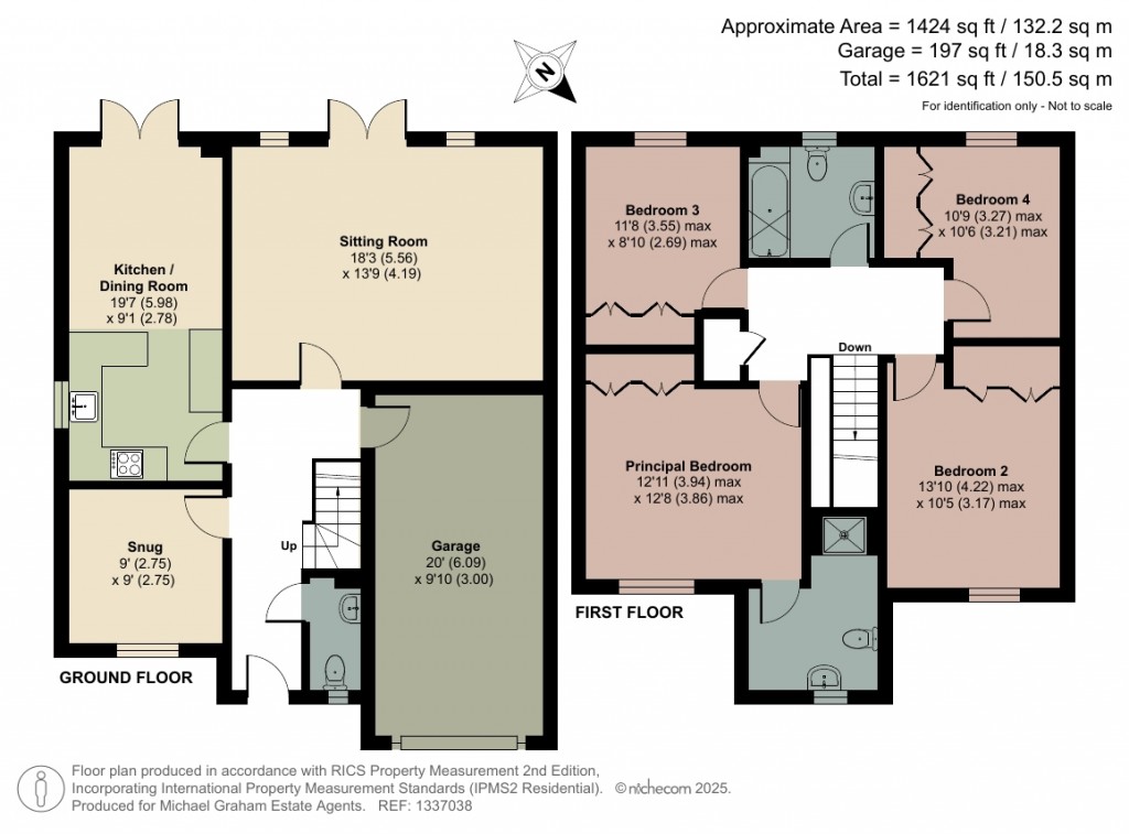 Floorplans For Verbena Gardens, Houghton Conquest, MK45