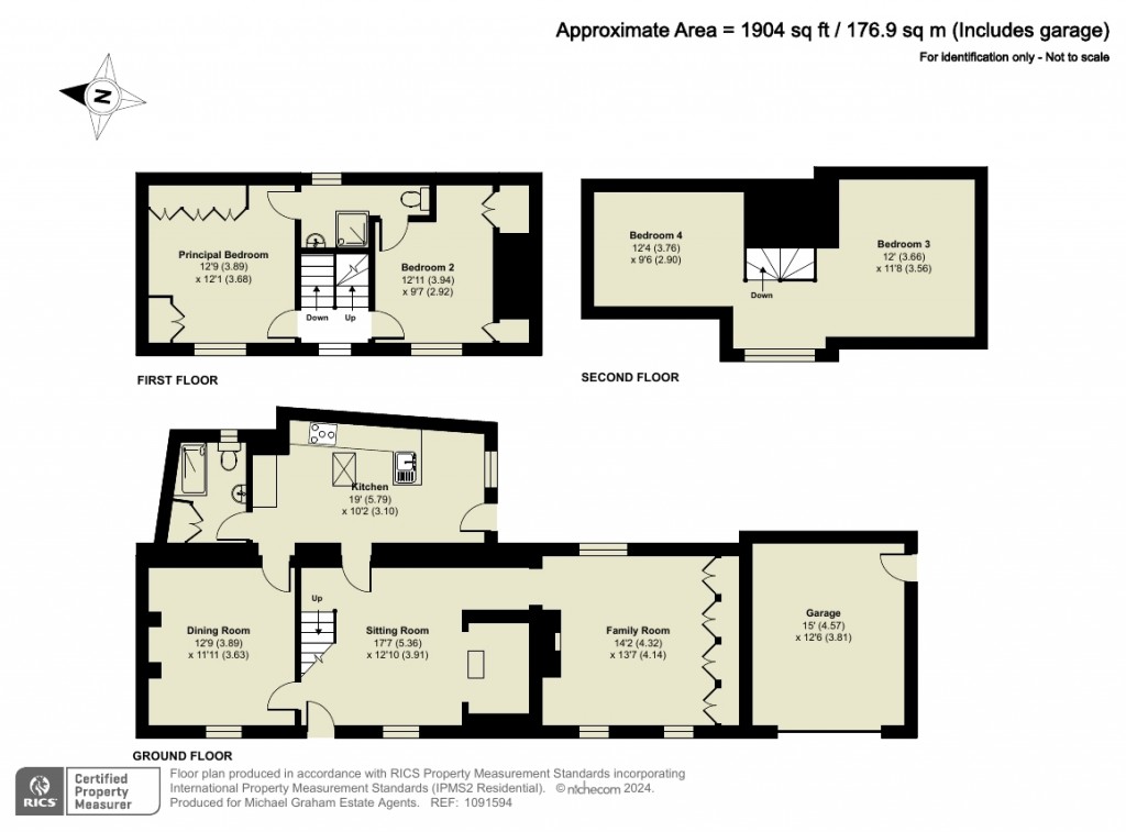 Floorplans For Main Street, Preston Bissett, MK18