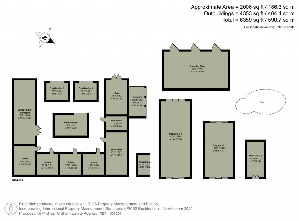 Floorplans For Claydon Hill Farm Barns, Steeple Claydon, MK18