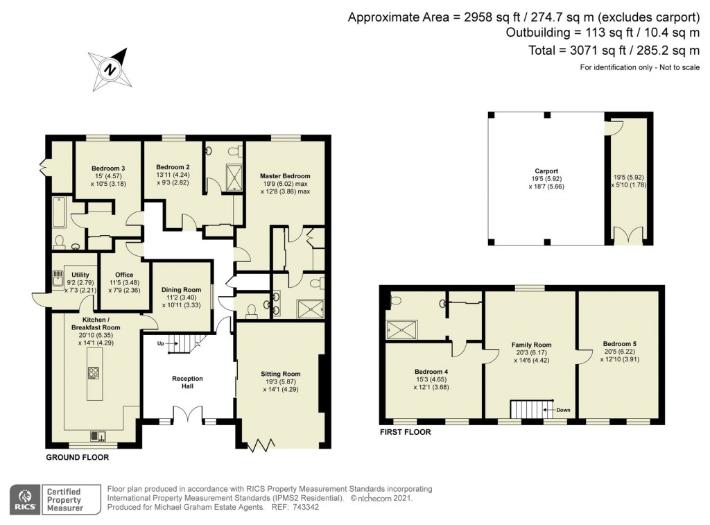 Floorplans For Hogshaw Farm Barns, Hogshaw, MK18
