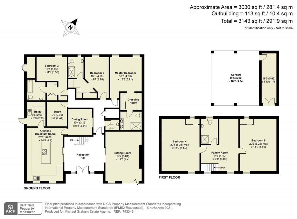 Floorplans For Hogshaw Farm Barns, Hogshaw, MK18