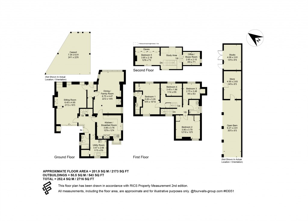 Floorplans For Main Street, Shalstone, MK18