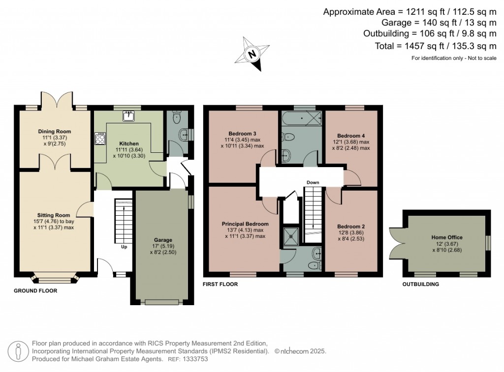 Floorplans For Robin Close, Buckingham, MK18