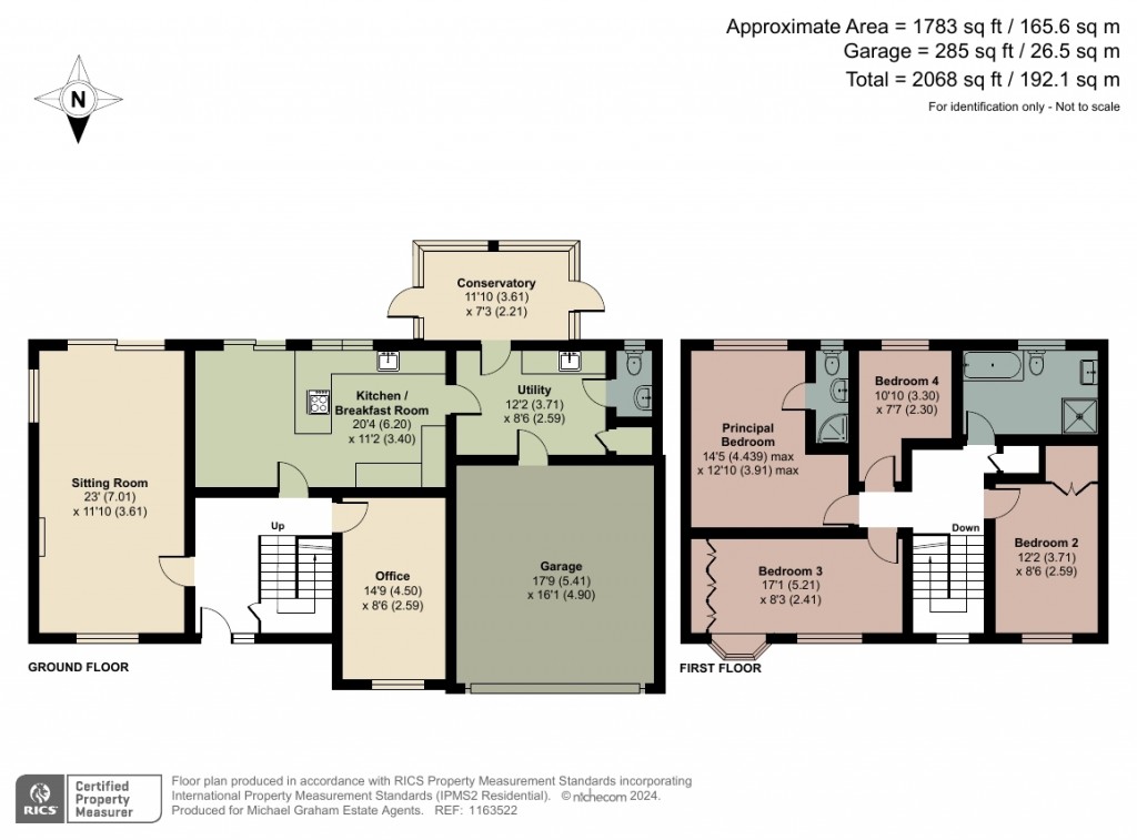Floorplans For Park Close, Dunton, MK18