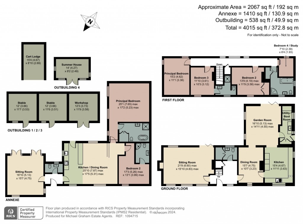 Floorplans For High Street, North Marston, MK18