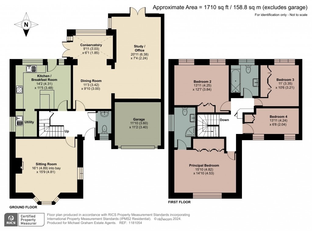 Floorplans For Bridgnorth Drive, Kingsmead, MK4