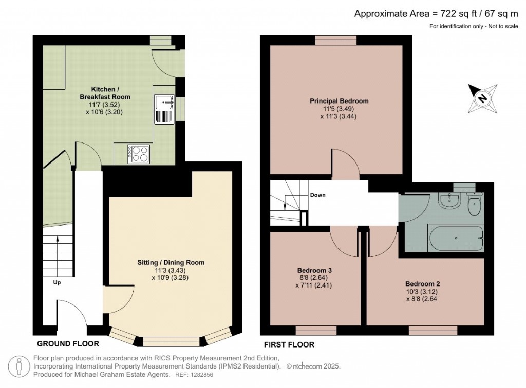 Floorplans For St. Rumbolds Lane, Buckingham, MK18