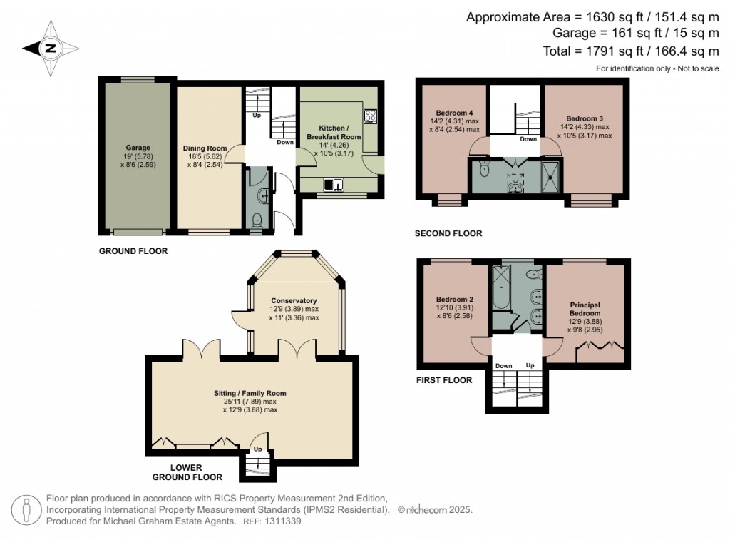 Floorplans For Hilltop Avenue, Buckingham, MK18