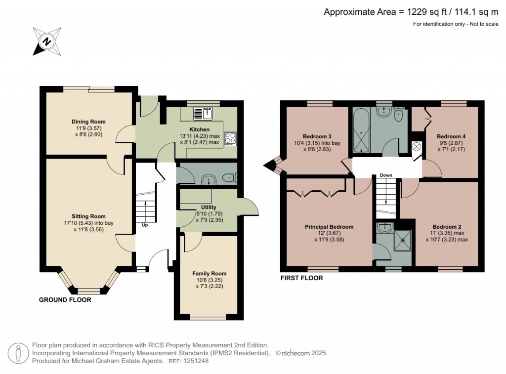 Floorplans For St. Michaels Way, Steeple Claydon, MK18
