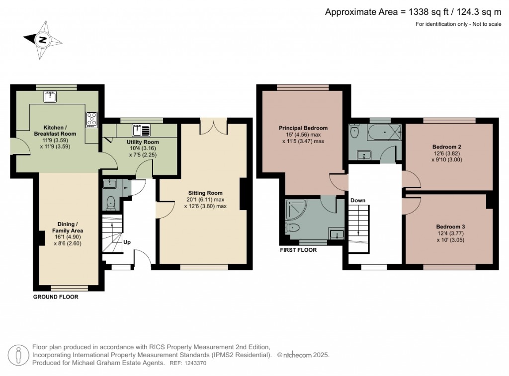 Floorplans For Chapel Lane, Thornborough, MK18