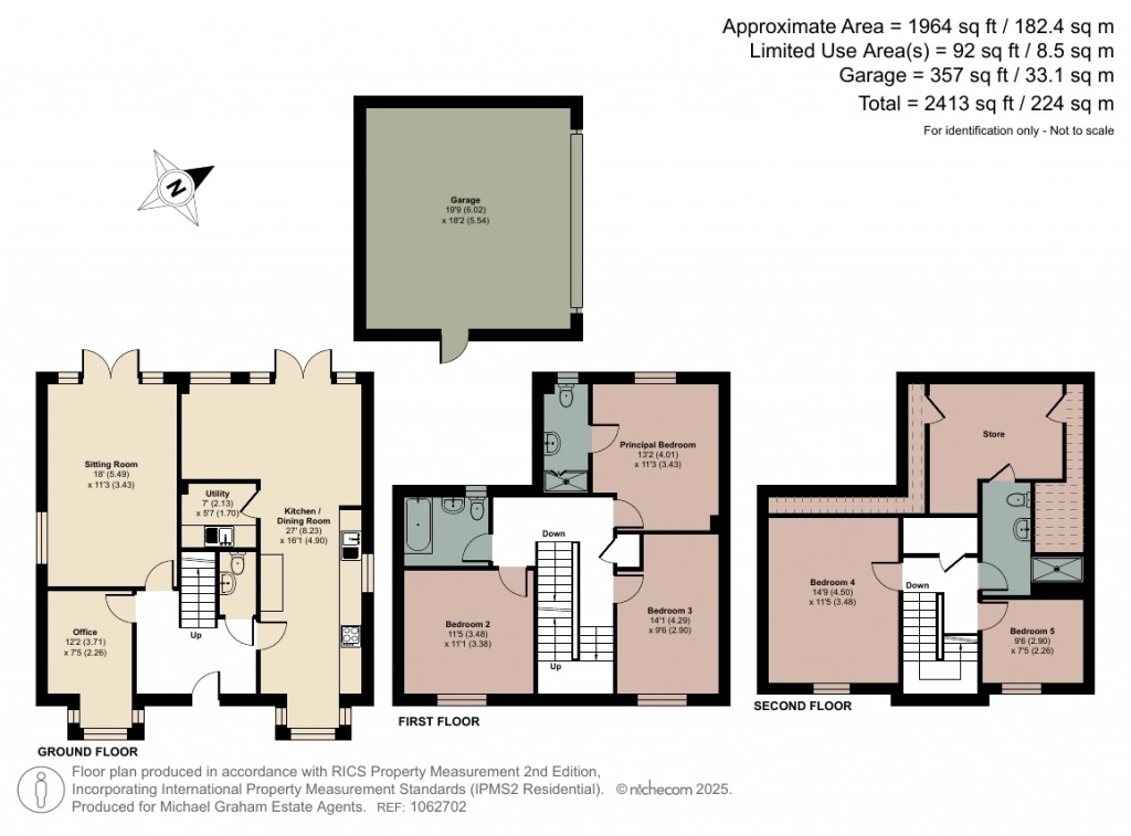 Floorplans For Rolfe Close, Winslow, MK18