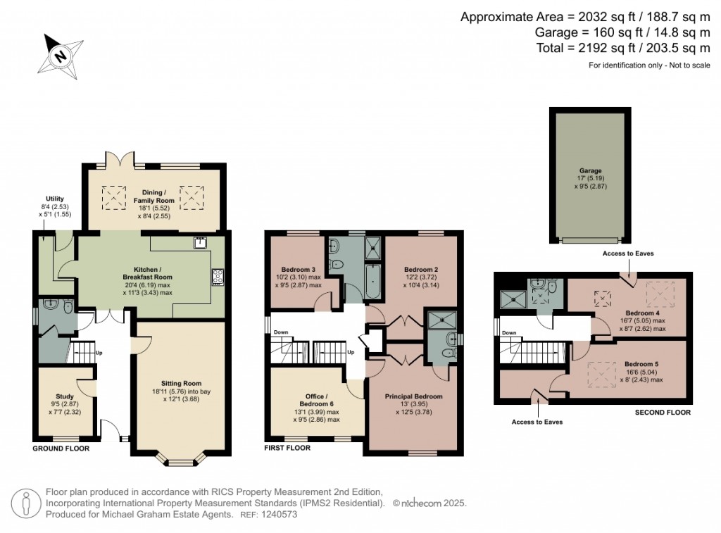 Floorplans For Brickhill Way, Calvert, MK18