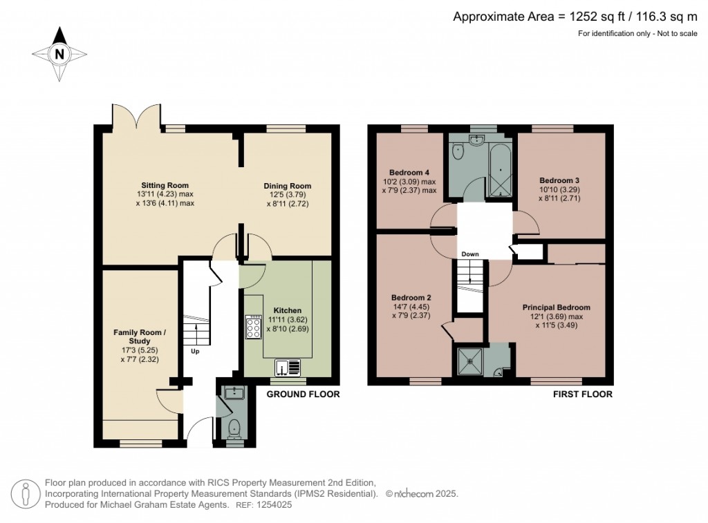 Floorplans For Busby Close, Buckingham, MK18