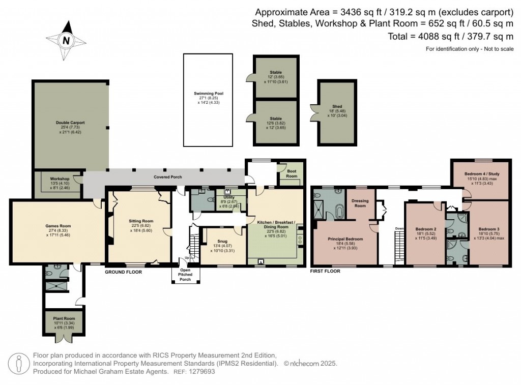 Floorplans For Lenborough, Buckingham, MK18