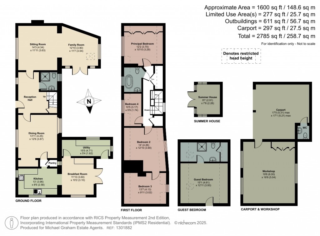 Floorplans For Church Street, Marsh Gibbon, OX27