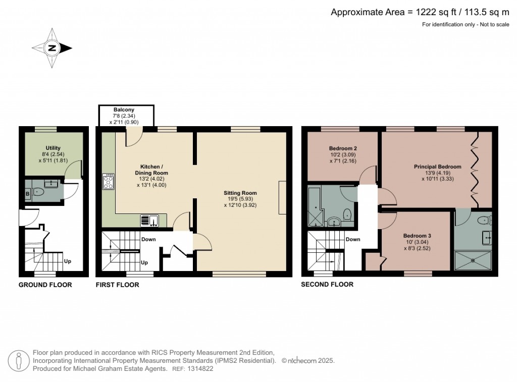 Floorplans For Old School Court, School Lane, MK18