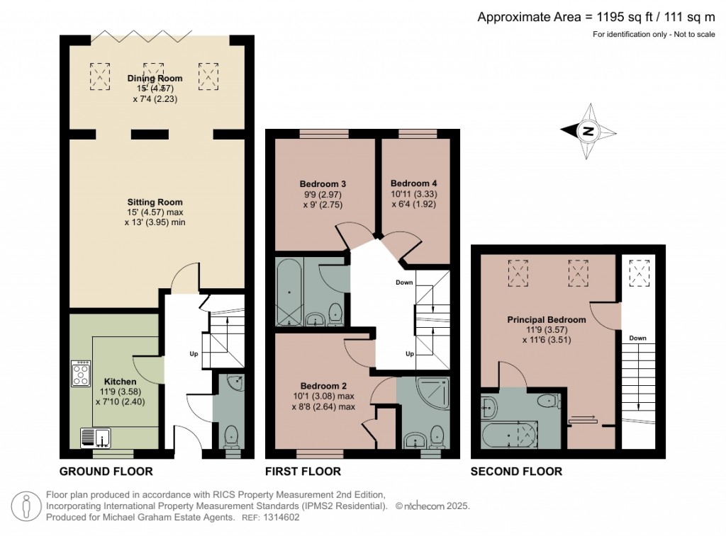 Floorplans For Embleton Way, Buckingham, MK18
