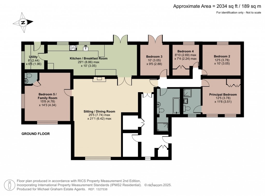 Floorplans For Old Barn Close, Gawcott, MK18