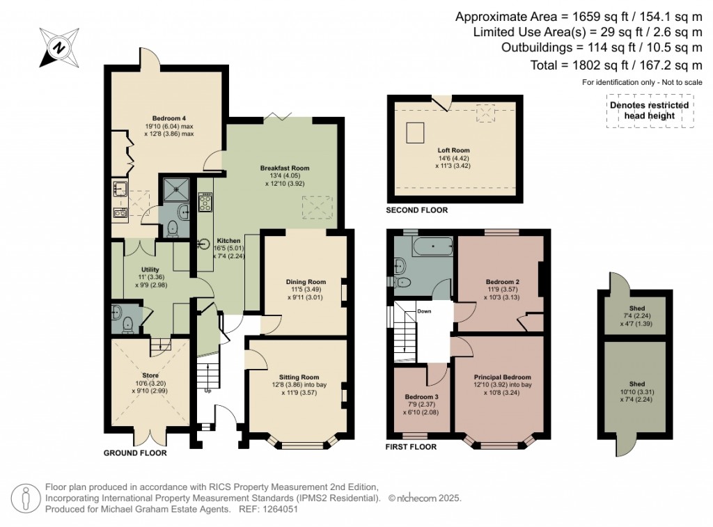 Floorplans For Cambridge Road, Hitchin, SG4