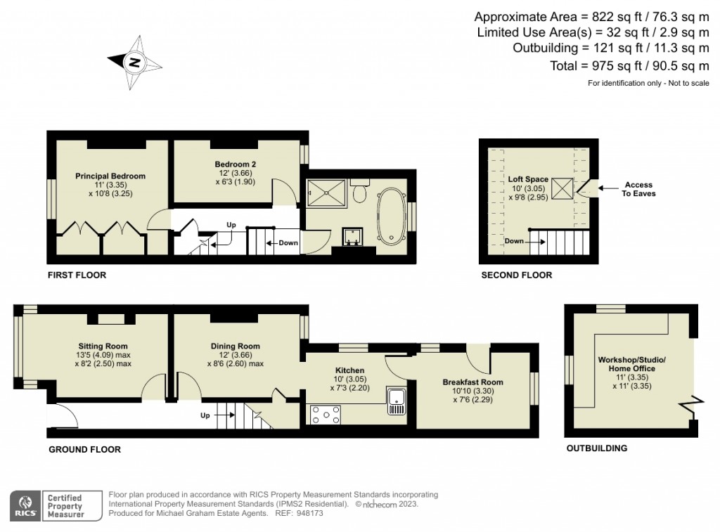 Floorplans For Alexandra Road, Hitchin, SG5
