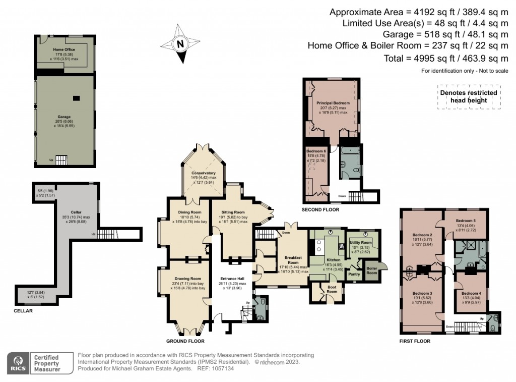 Floorplans For Arch Road, Great Wymondley, SG4