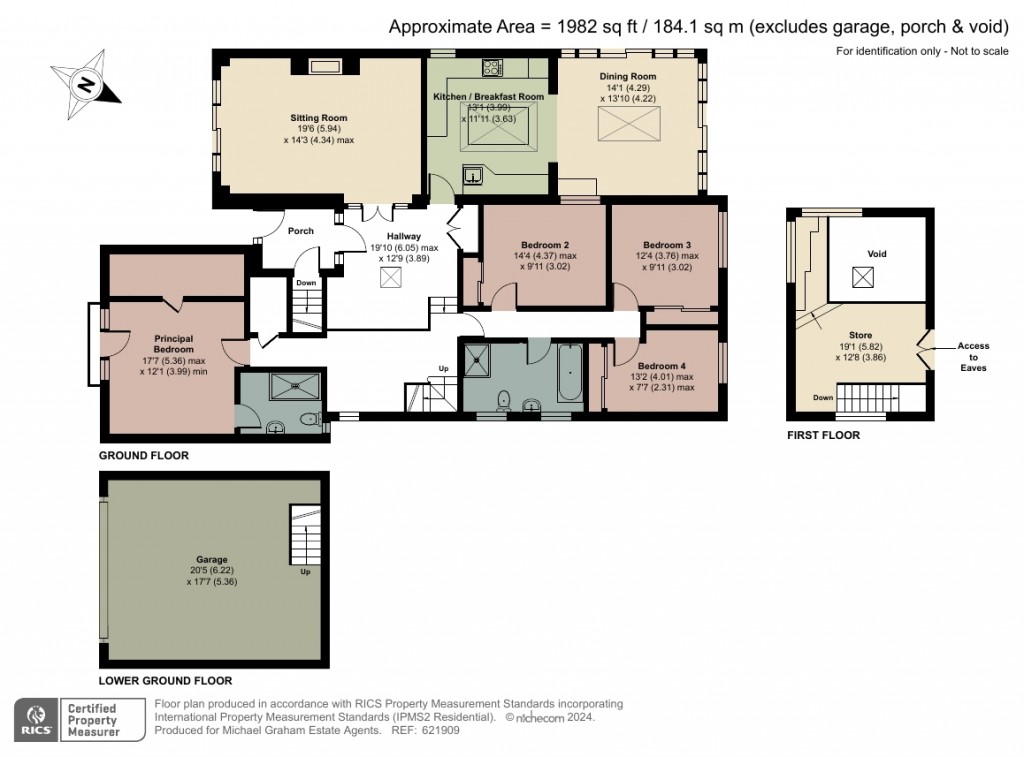 Floorplans For Codicote Road, Whitwell, SG4