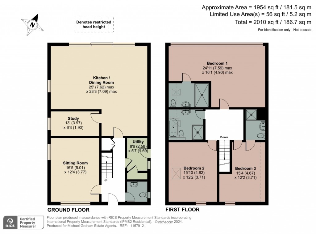 Floorplans For Bedford Road, Holwell, SG5