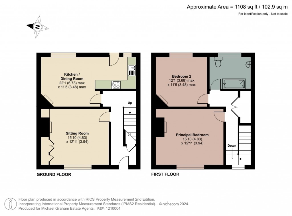 Floorplans For Sollershott Hall, Sollershott East, SG6