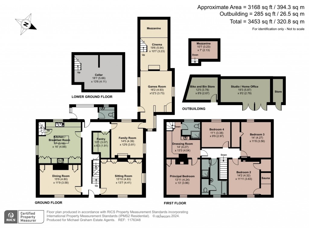Floorplans For Grange Street, Clifton, SG17