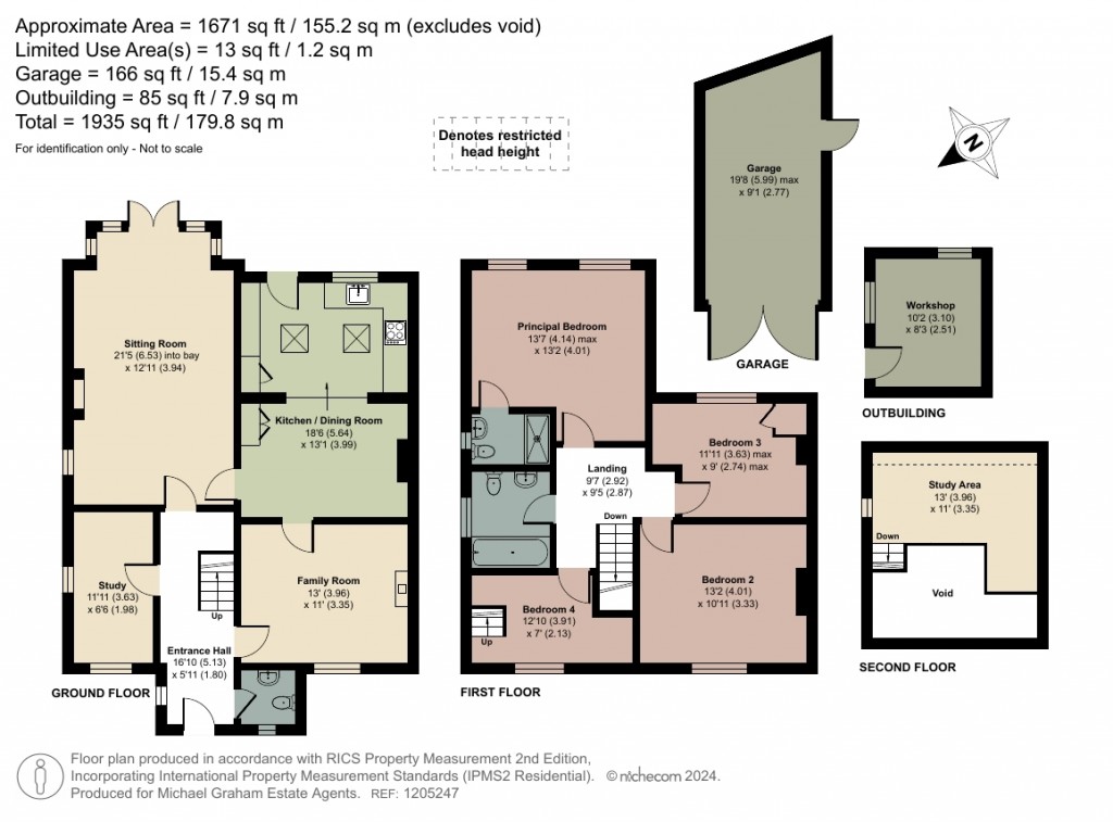 Floorplans For Royal Oak Lane, Pirton, SG5