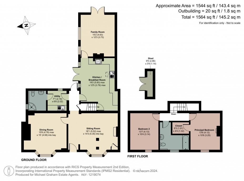 Floorplans For High Street, Walkern, SG2