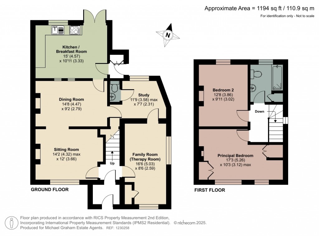 Floorplans For Royal Oak Lane, Pirton, SG5