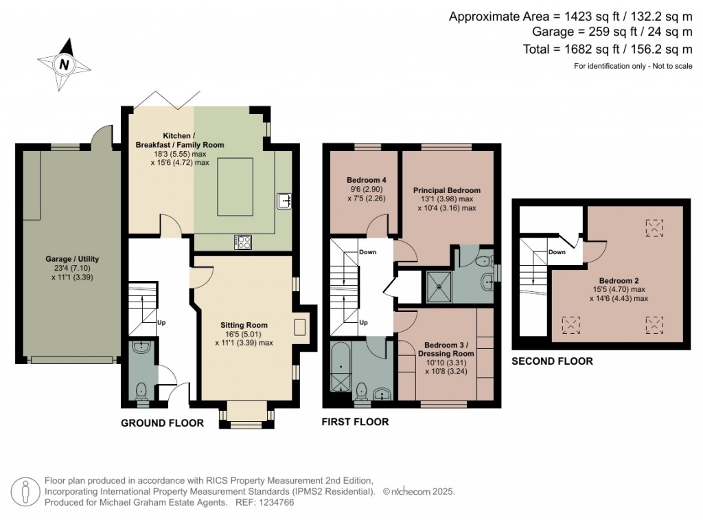Floorplans For Cotman End, Pirton, SG5