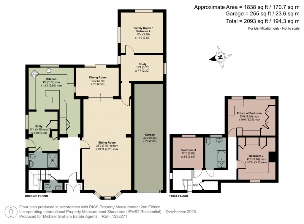 Floorplans For Ashwell Road, Bygrave, SG7