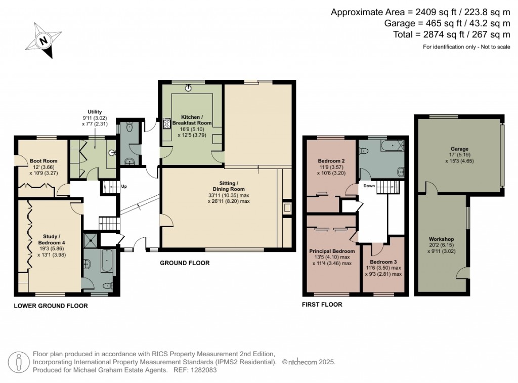 Floorplans For High Street, Whitwell, SG4