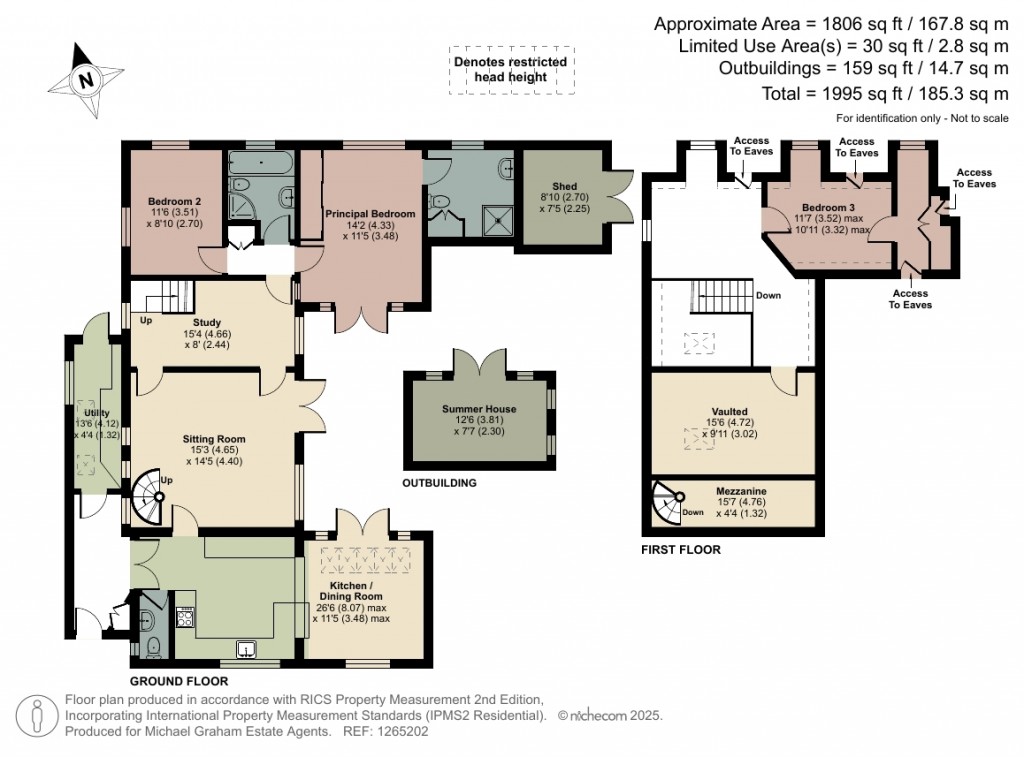 Floorplans For High Street, Whitwell, SG4