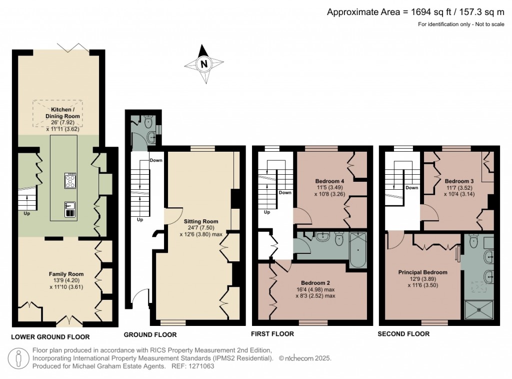 Floorplans For Benslow Lane, Hitchin, SG4
