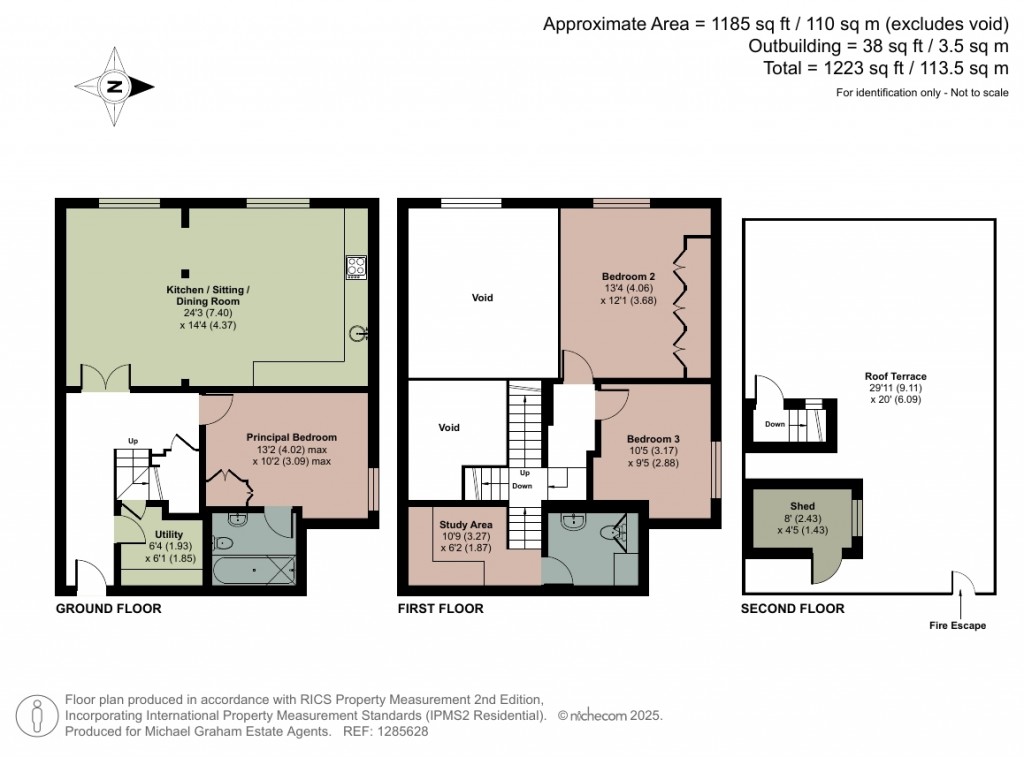 Floorplans For Queen Street, Hitchin, SG4