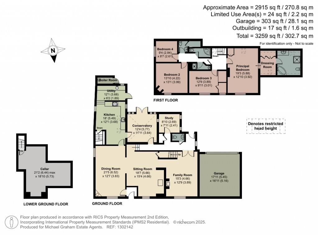 Floorplans For High Street, Whitwell, SG4