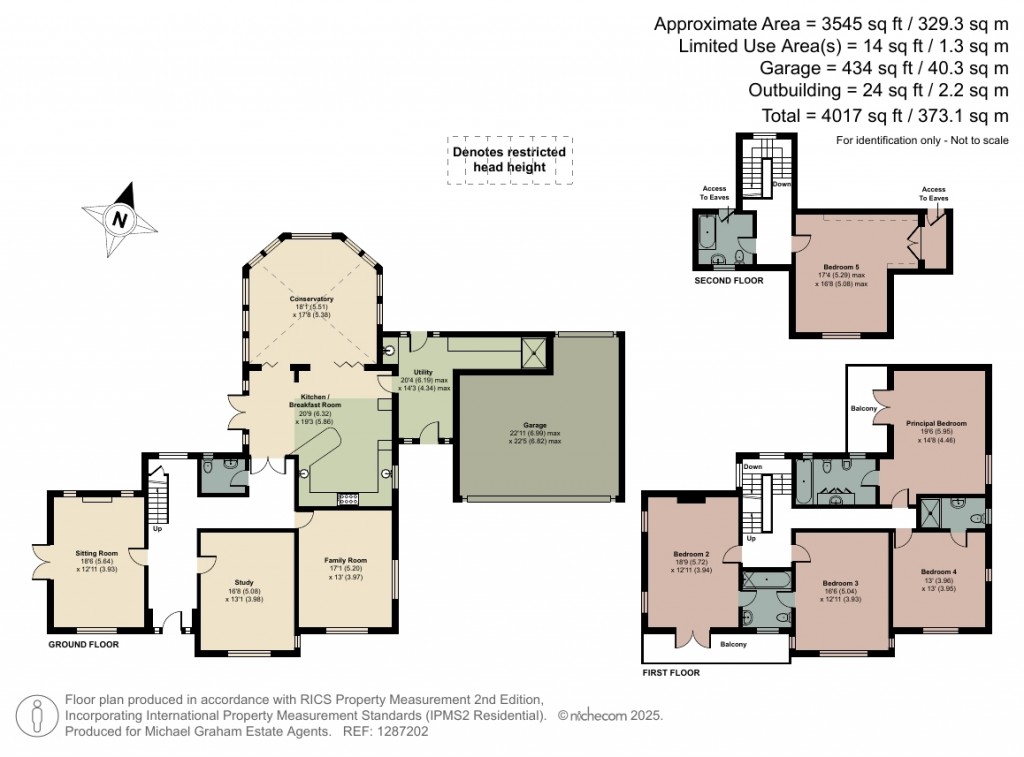 Floorplans For Sperberry Hill, St. Ippolyts, SG4