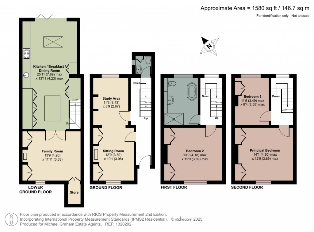 Floorplans For Benslow Lane, Hitchin, SG4