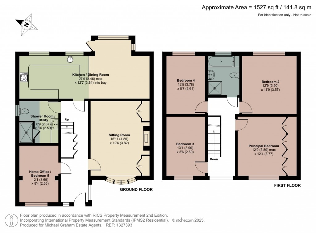 Floorplans For Grange Close, Hitchin, SG4