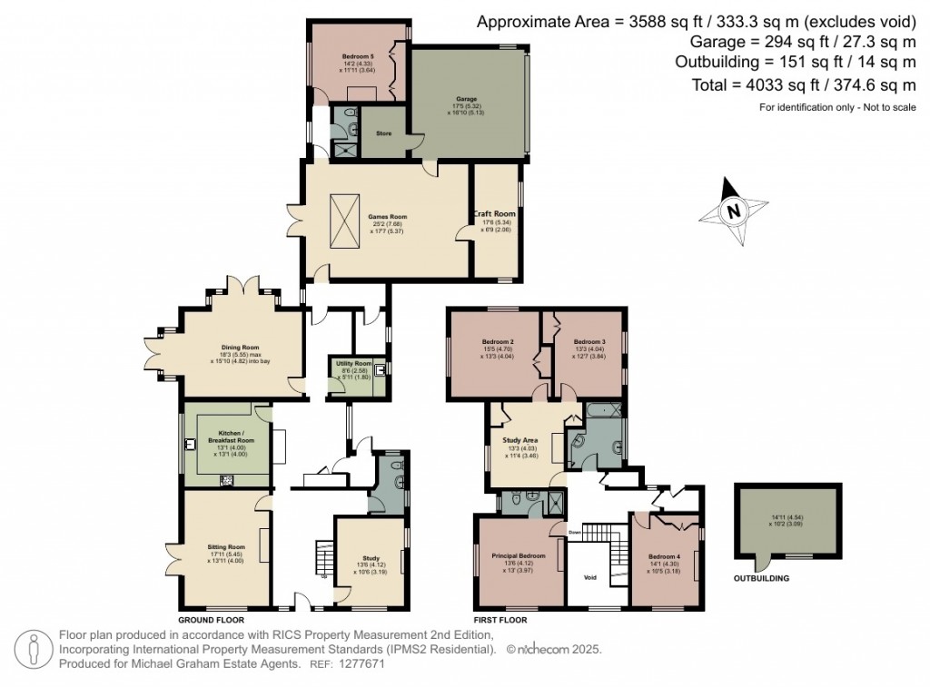 Floorplans For High Street North, Stewkley, LU7