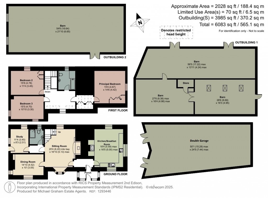Floorplans For Church Road, Totternhoe, LU6