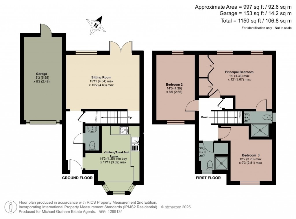Floorplans For Foxley Place, Loughton, MK5