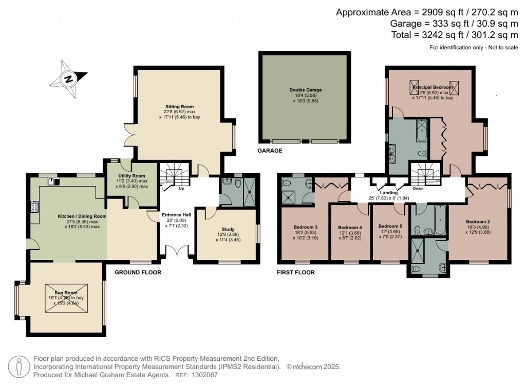 Floorplans For Pinks Close, Loughton, MK5