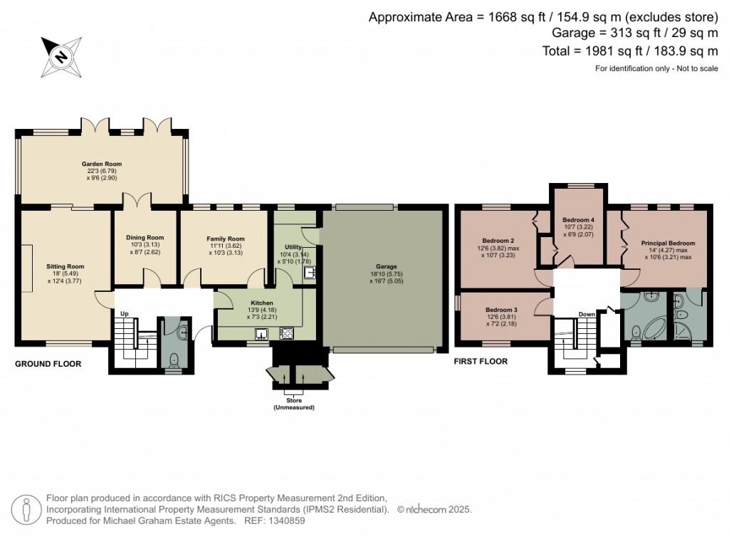 Floorplans For Parklands, Great Linford, MK14