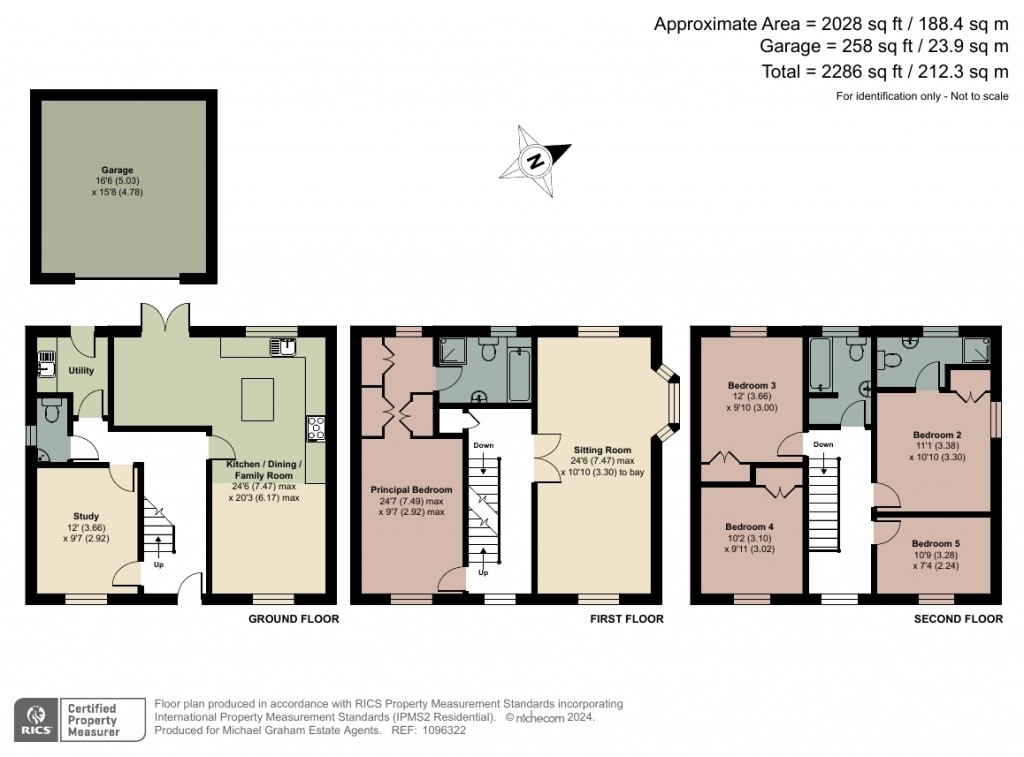 Floorplans For Harlow Crescent, Oxley Park, MK4